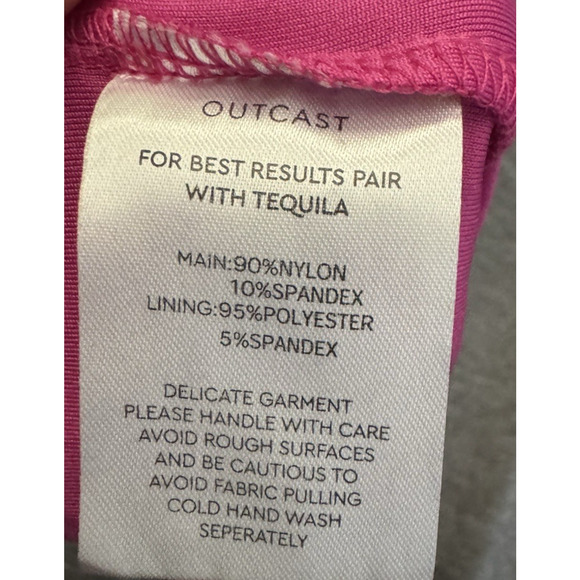 Outcast Breana Top Cross Back Pink Size XS NWT - Picture 6 of 6